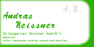 andras meissner business card